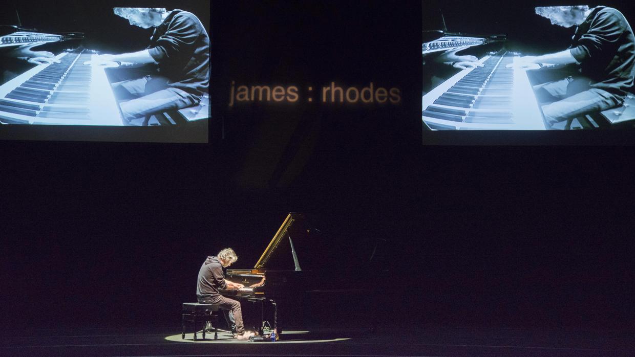 James Rhodes, durante su actuación en Peralada