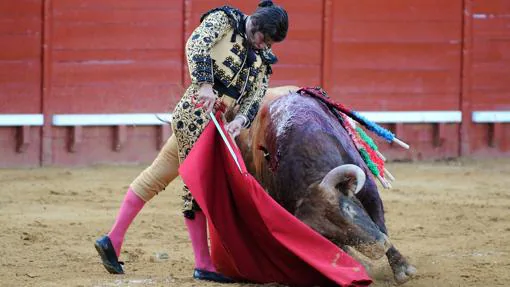 Buena faena, la del diestro de La Puebla con este toro de Núñez del Cuvillo