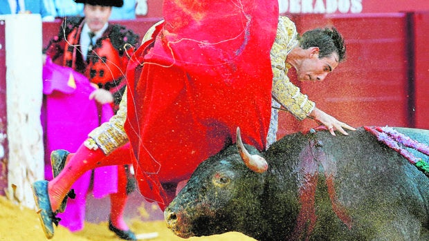 Fortes, percance y dos orejas en su encerrona en Málaga