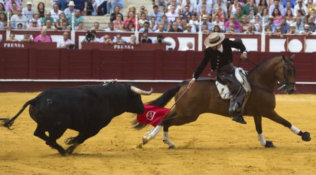 Diego Ventura, en un momento de su actuación