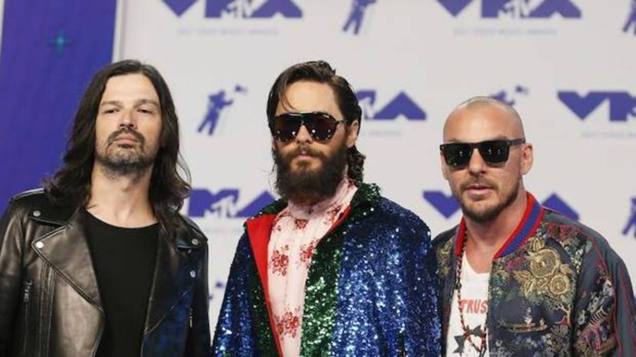 Jared Leto, vocalista de la banda estadounidense Thirty Seconds to Mars