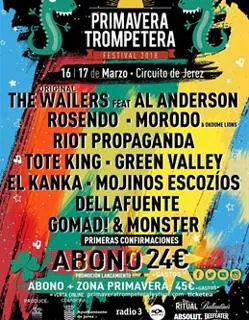 ¿Qué grupos tocarán en el festival &#039;Primavera Trompetera&#039; 2018 de Jerez