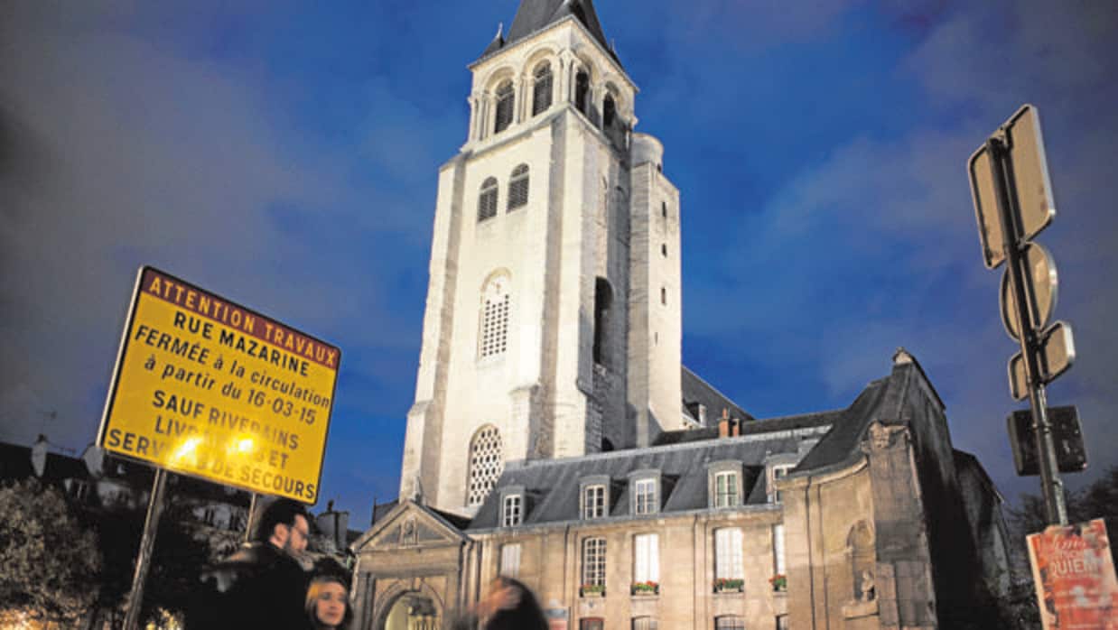La iglesia de Saint-Germain-des-Prés, en París