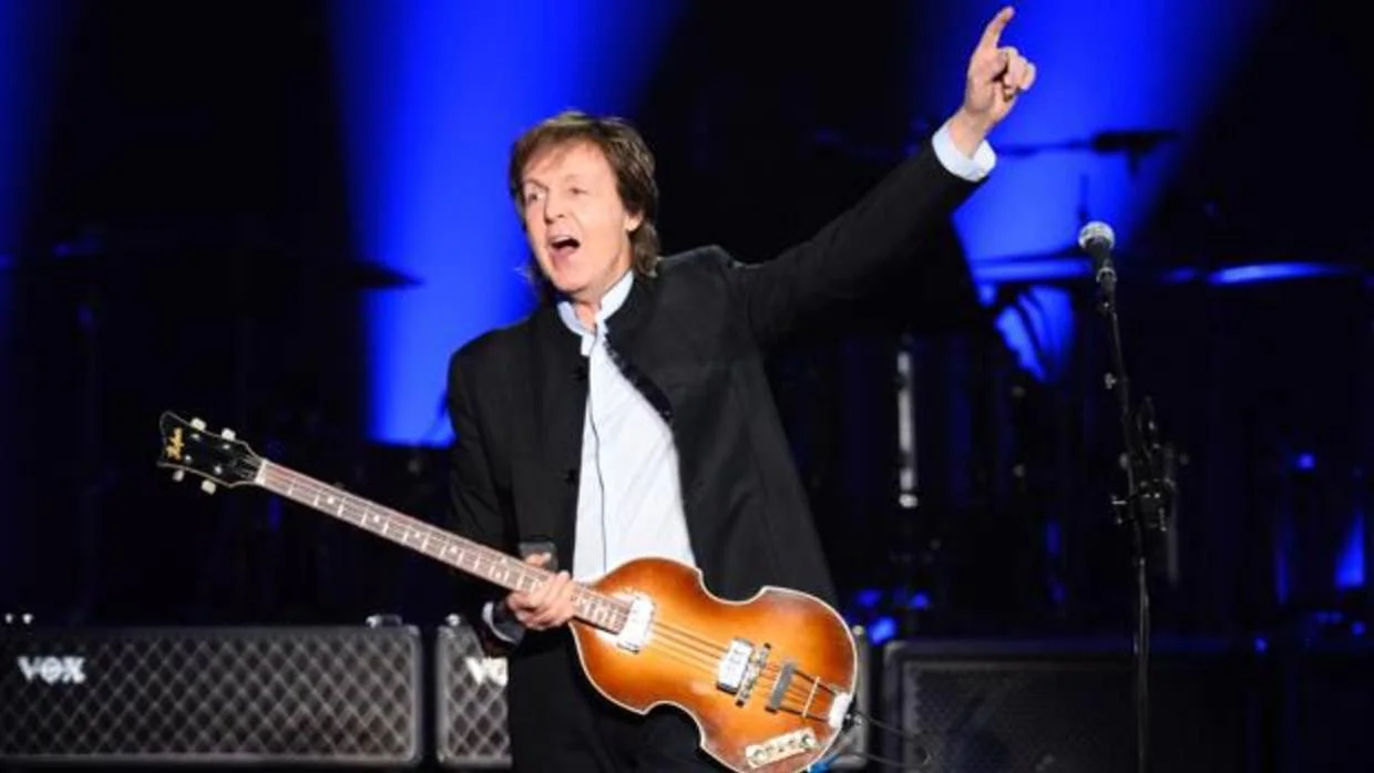 Paul McCartney, durante un concierto el año pasado en París