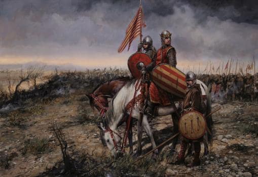 El rey Pedro II de Aragón en la batalla de Las Navas de Tolosa