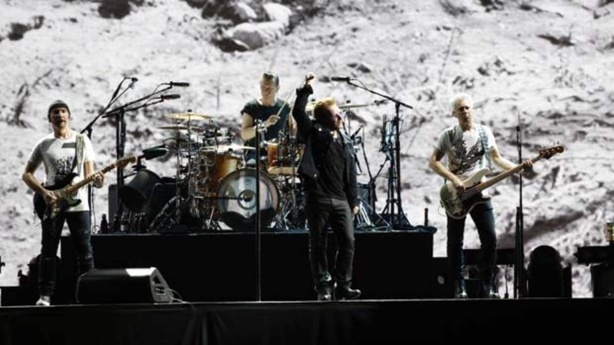Un momento del concierto que U2 ofreció en julio de este año en Barcelona