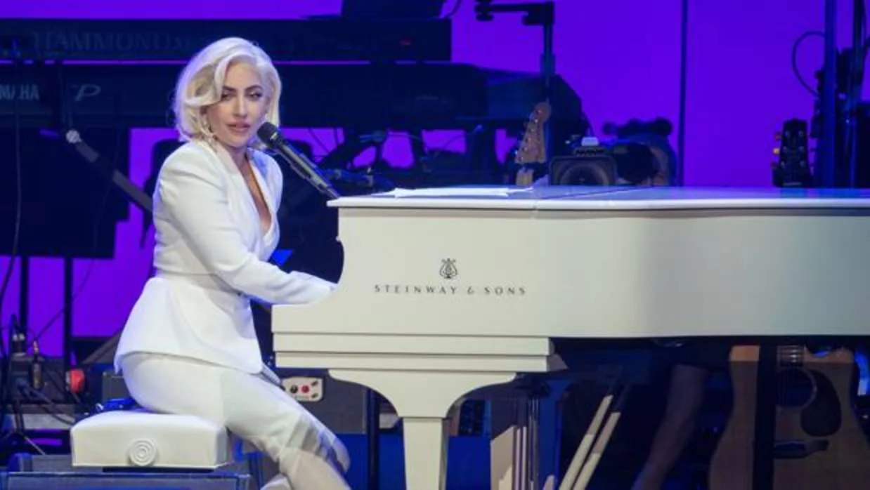 Lady Gaga, durante una actuación benéfica en Estados Unidos