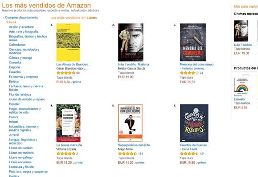 El libro escrito por Néstor García, en el puesto 2 de Amazon