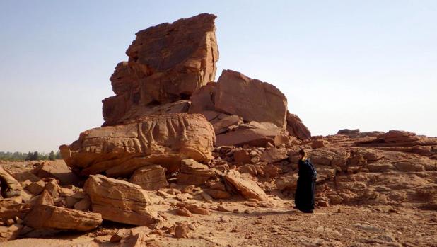 Descubren un conjunto de misteriosas esculturas de dromedarios en el desierto de Arabia Saudí