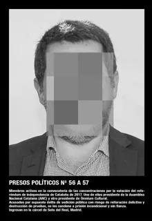 El «preso político» Jordi Sánchez