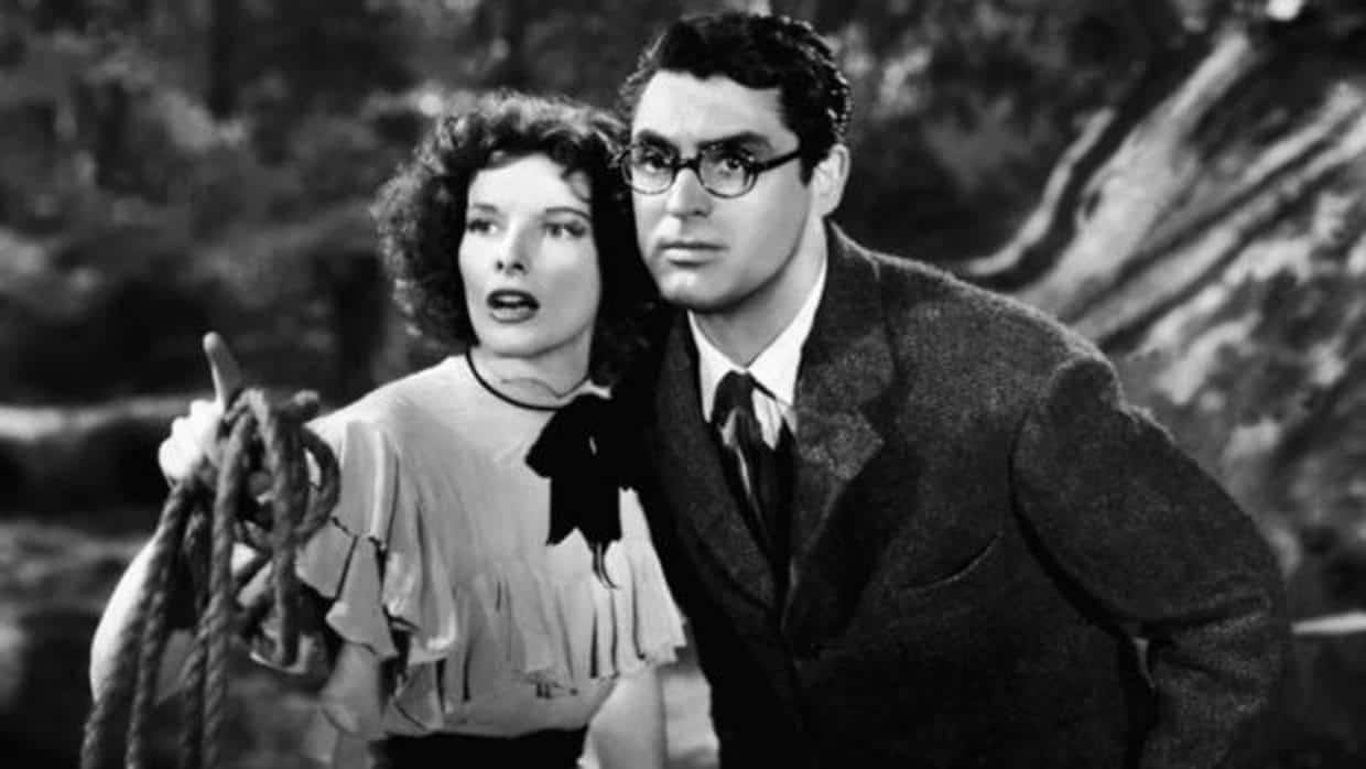Katharine Hepburn y Cary Grant obligaban a menudo a parar el rodaje con sus ataques de risa incontrolable