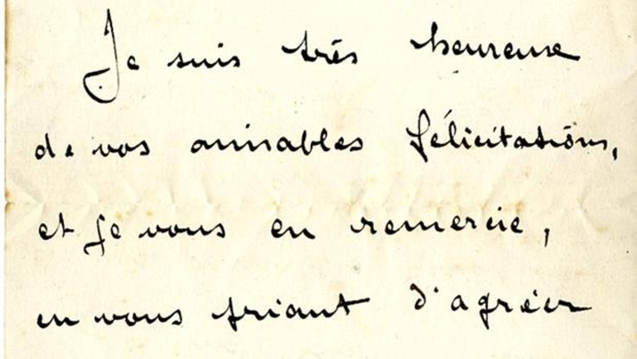 La carta que Auguste Rodin escribió a Francis Newbery el 11 de diciembre de 1903
