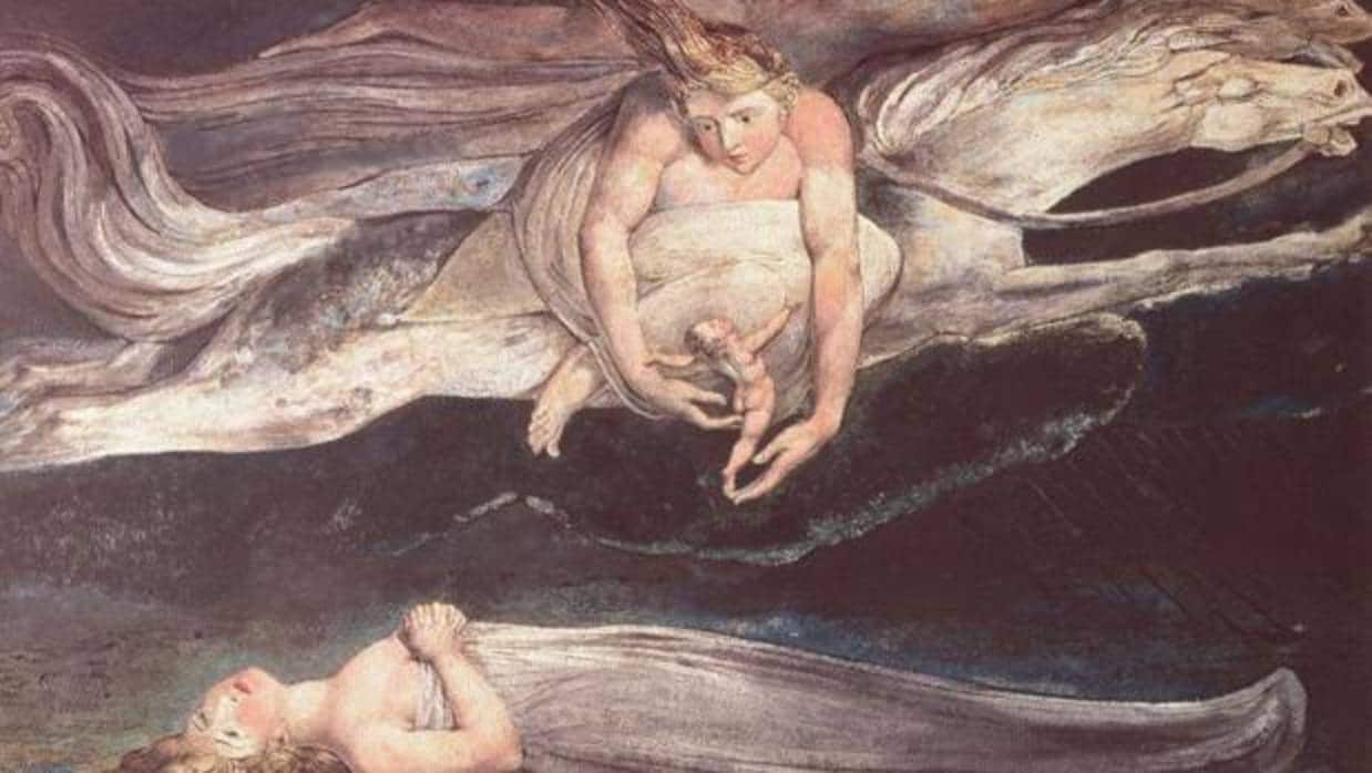 Ilustración para la «Divina Comedia», por William Blake