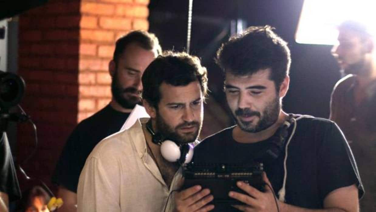 El director sevillano Alvaro Aguado durante el rodaje de «Jukmob»