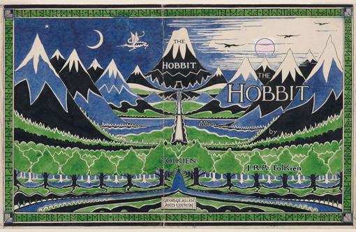 Un mapa de la Tierra Media hecho por Tolkien