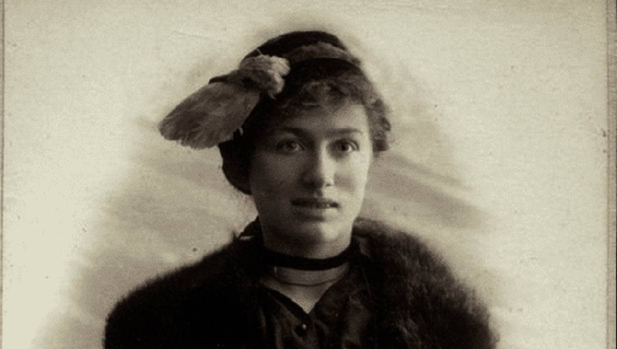 La poeta rusa Edith Södergran (1892-1923)