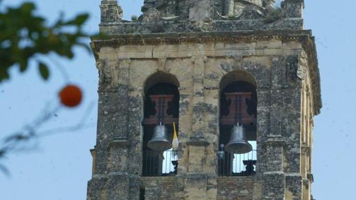 El campanario de la iglesia de Santa Marina