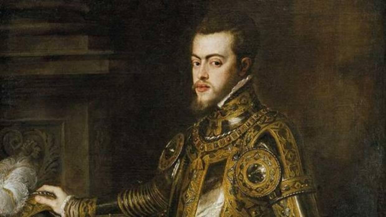 Retrato de Felipe II por Tiziano