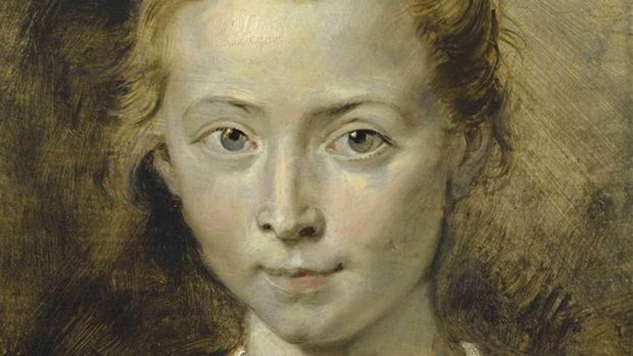 Detalle del retrato que Rubens hizo de su hija Clara Serena poco antes de su muerte