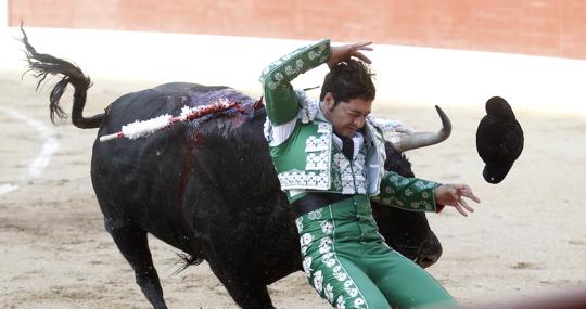 El Sirio, en un momento de apuro