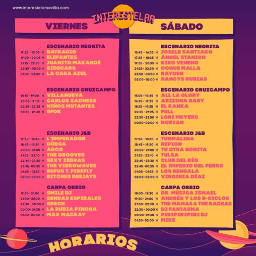 Cartel del festival