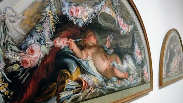 El Bellas Artes de Bilbao logra reunir dos inusuales lunetos de Paret separados hace dos décadas