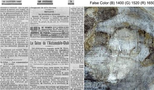 El periódico descubierto bajo la pintura de Picasso