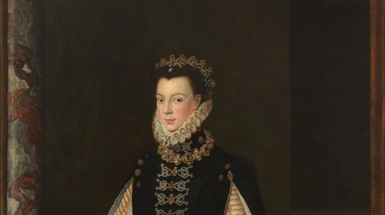 «Isabel de Valois sosteniendo un retrato de Felipe II», de Sofonisba Anguissola