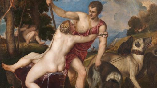 «Venus y Adonis», de Tiziano
