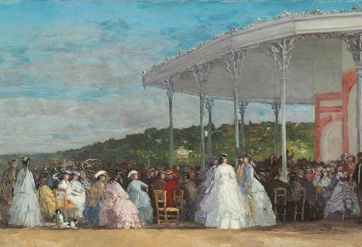 «Concierto en el Casino de Deauville» (1865), de Boudin