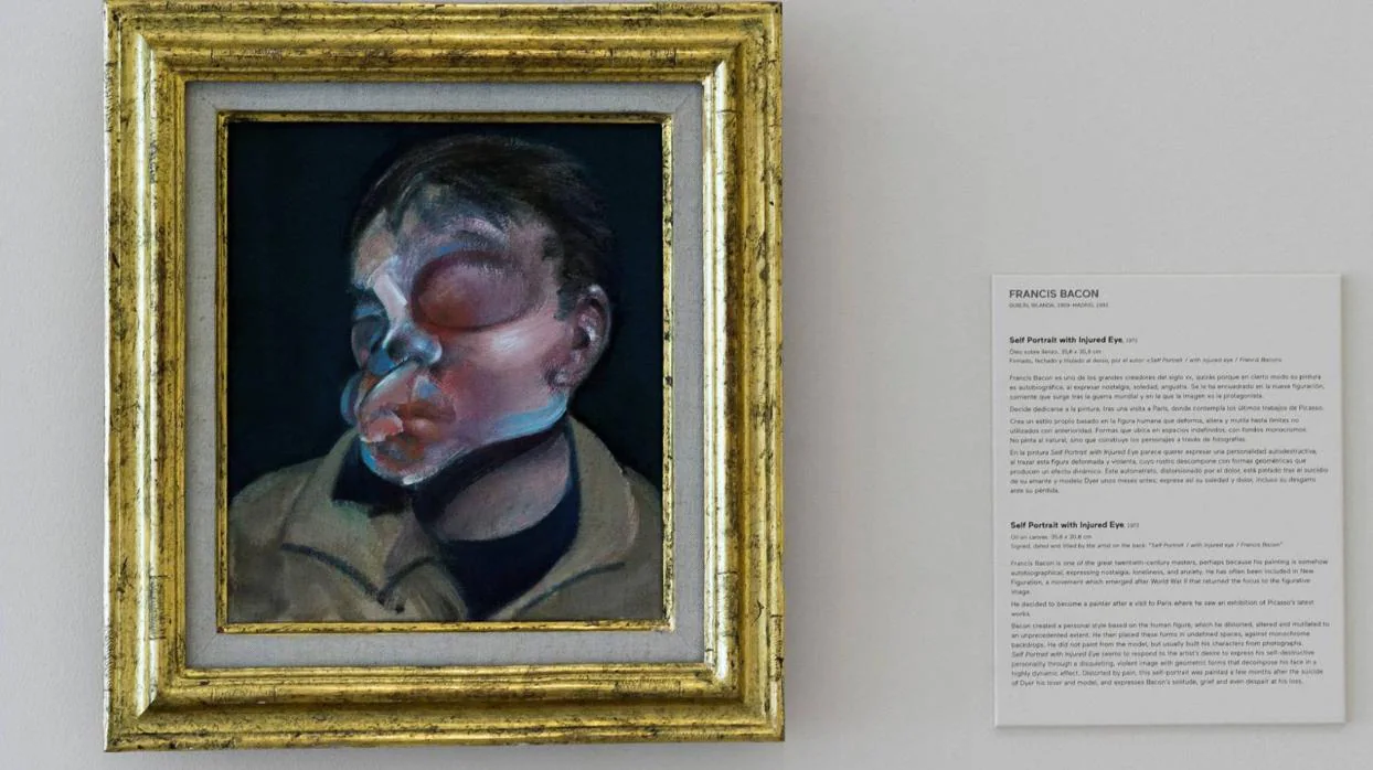 «Self Portrait with injured eye», de Francis Bacon