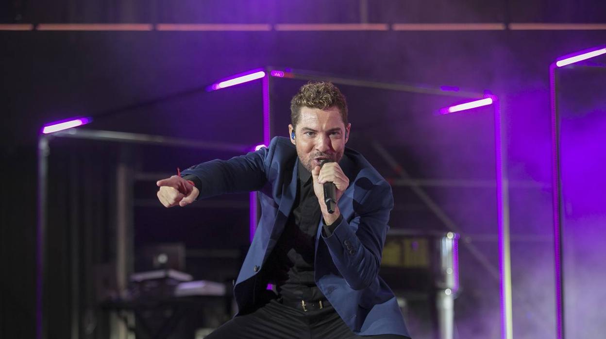 David Bisbal en su último concierto de Sevilla