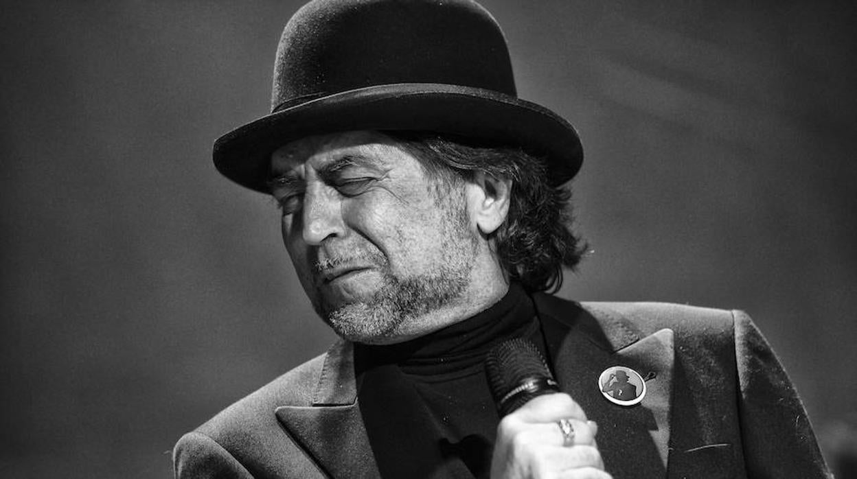 Joaquín Sabina en uno de sus recientes conciertos