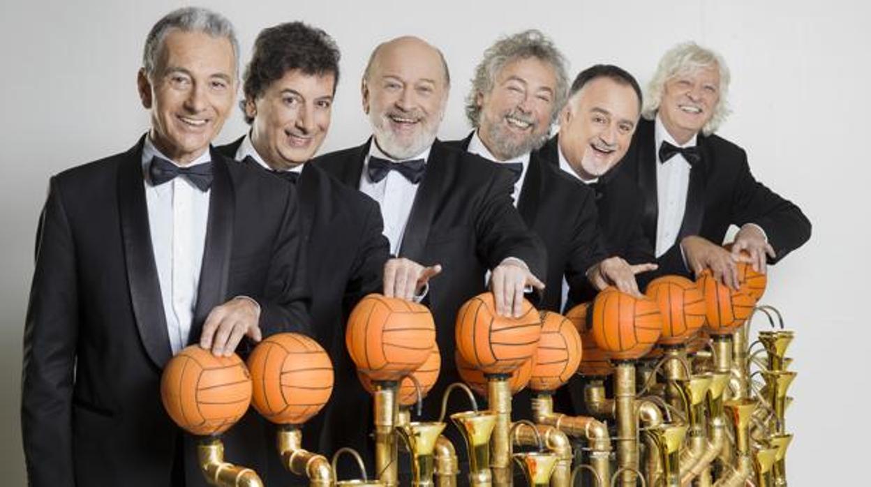 Integrantes del grupo Les Luthiers