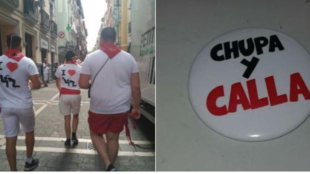 Decomisan decenas de chapas con mensajes sexistas en Pamplona