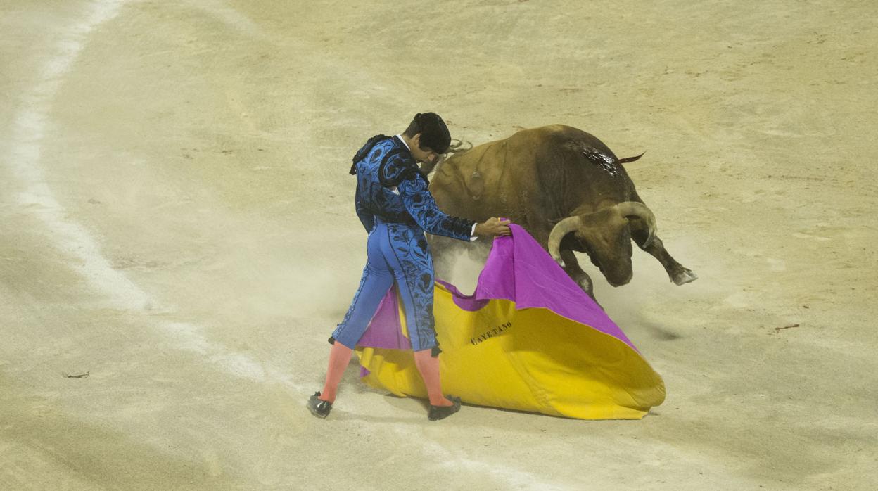 Cayetano, en el coliseo balear