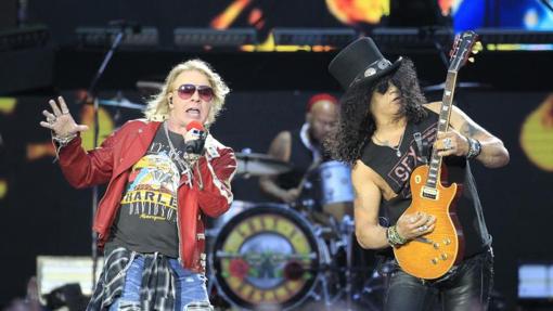 Axel Rose y Slash vuelven a tocar juntos en Guns N' Roses