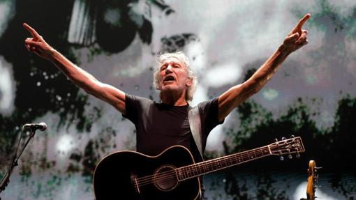 El exmiembro y fundador de Pink Floyd, Roger Waters durante un concierto en Madrid