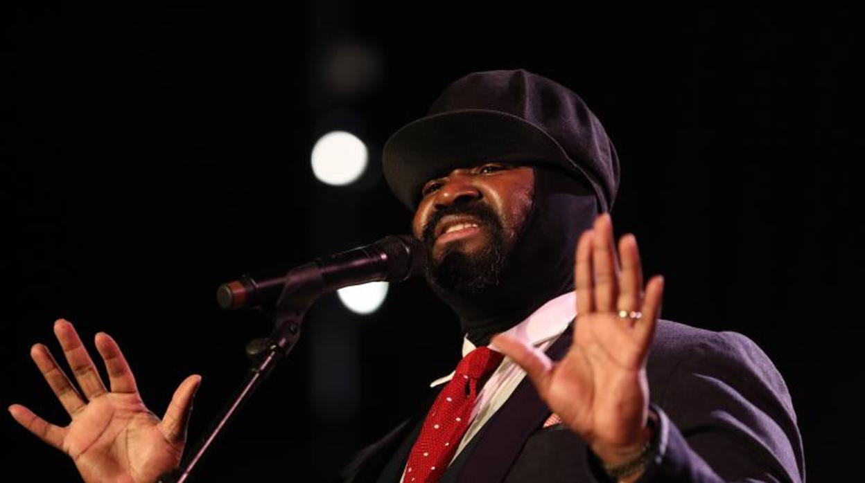 El cantante de jazz americano Gregory Porter