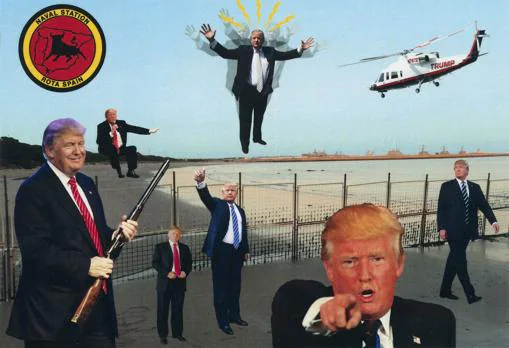 Trump, el inmigrante, en la postal de Los Vendaval
