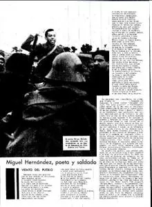 Fallece un 28 de marzo de 1942 enfermo de tuberculosis preso en el reformatorio de adultos de Alicante. Allí compartió celda con el dramaturgo Buero Vallejo. Fue enterrado en nicho número 1.000. En 1937, en plena guerra civil, ABC recoge una imagen del poeta recitando en un frente en Extremadura.