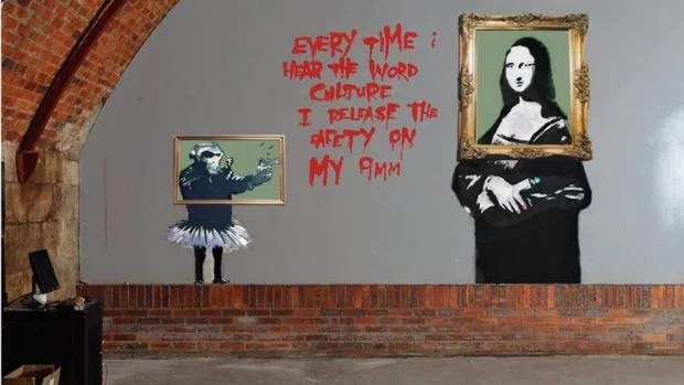 Restauran un mural de Banksy que fue borrado por error