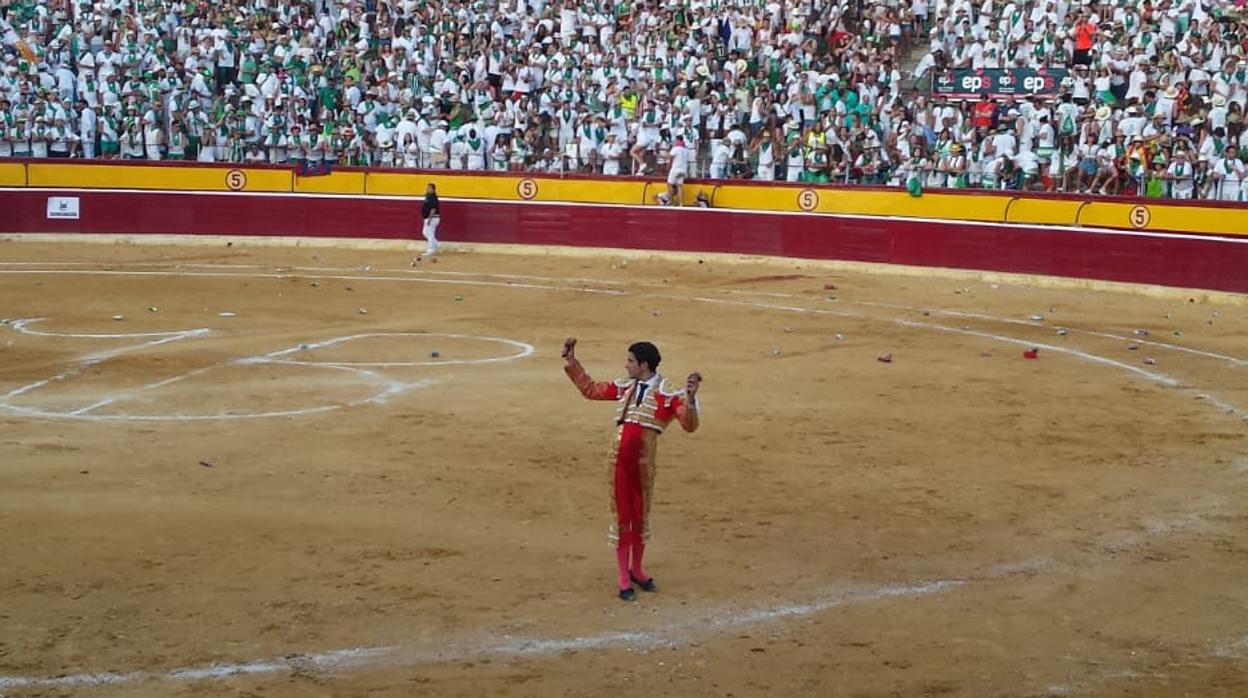 López Simón, con las dos orejas del sexto