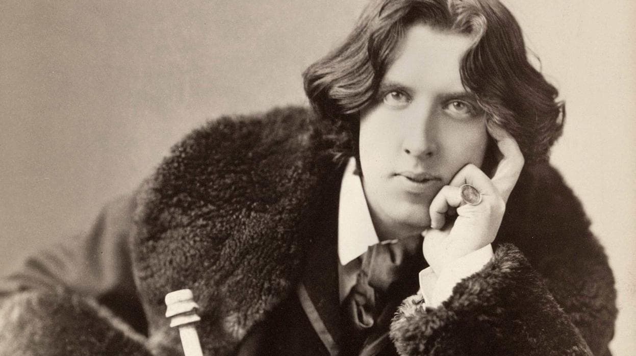 Oscar Wilde, fotografiado en Nueva York en 1882