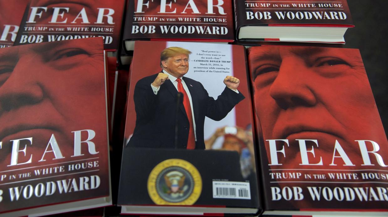 Varios ejemplares de «Fear» («Miedo») en una librería en Estados Unidos