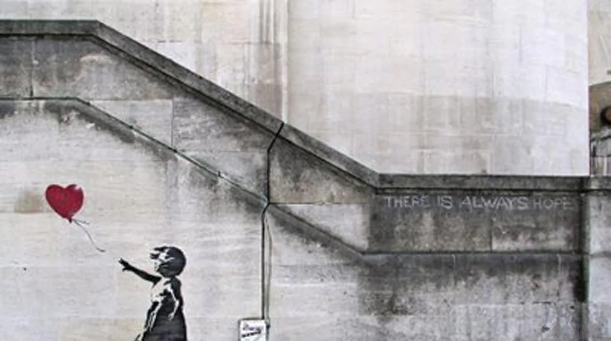 Imagen de archivo de una obra de Banksy