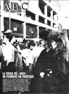 Portada del 16 de julio de 1987, con motivo del concierto de U2 en el Santiago Bernabéu
