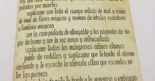 Un fragmento del texto de Cela