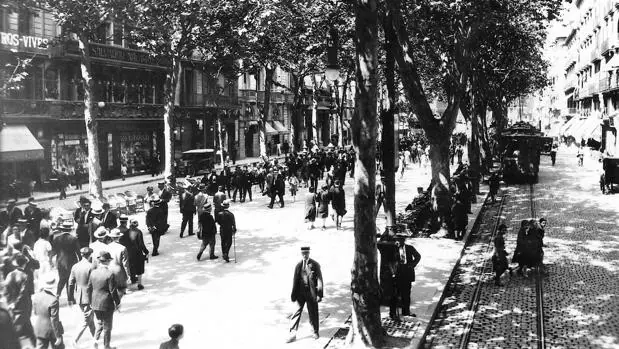 Barcelona, hace cien años