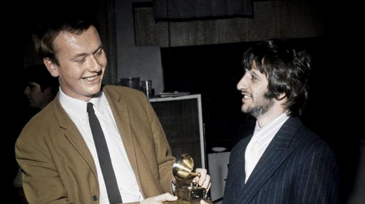 Geoff Emerick con Ringo Starr